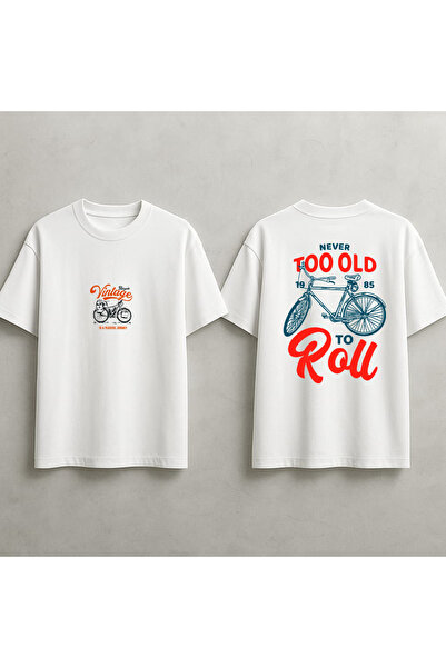 MAGORS Cycling T-Shirt, Sports, Motivational Back Printed Oversize Premium Un...