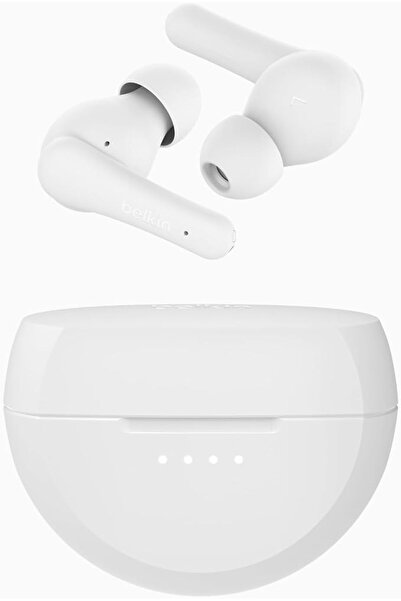 Belkin سماعات أذن لاسلكية SoundForm Rhythm مع ميكروفون مدمج، شحن سريع عبر USB...