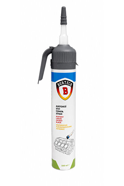 BURTECH Rtv Silikon Sıvı Conta Siyah 200ml