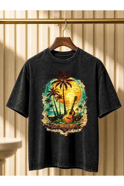 Prekarya design Unisex Oversize Vintage Washed Street Style Street Fashion Co...