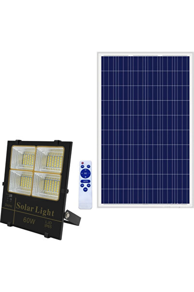 OEM Ηλιακός προβολέας 60w με πάνελ ljd-8860 ψυχρό και θερμό φωτισμό