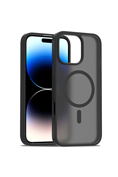 Apple iPhone 16 Pro Velion Kapak – Hibrit Yapı, MagSafe & Güçlü Koruma - Pudra