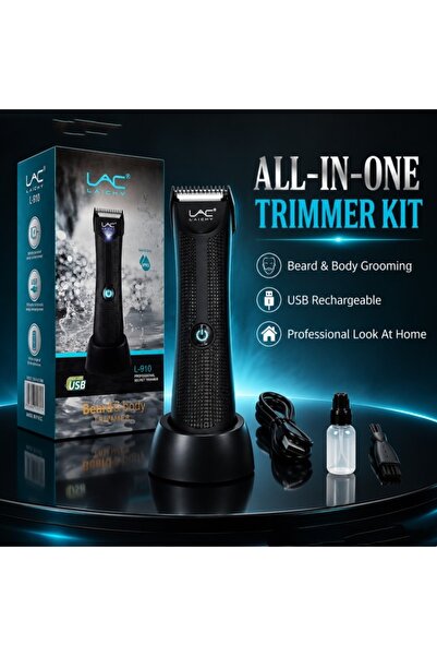Generic Brand Washable Men Hair Trimmer Kit, Easy Clean Waterproof Hair Clipp...