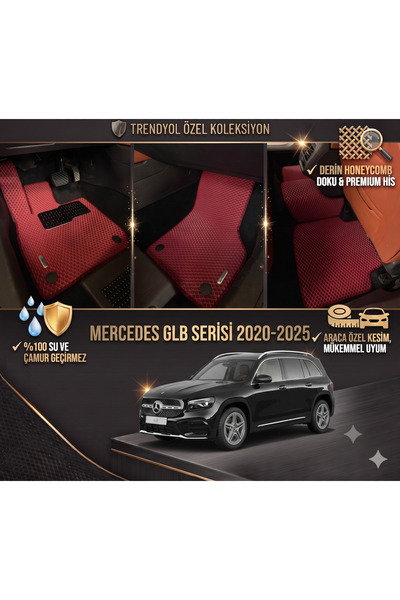 8D OTO PASPASI MERCEDES BENZ GLB SERİSİ 2020 - 2025 PREMİUM ARACA ÖZEL EVA PA...