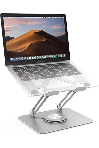 PHOCAR Laptop Stand 360° Rotating, Aluminum Laptop Stand for Desk, Adjustable...