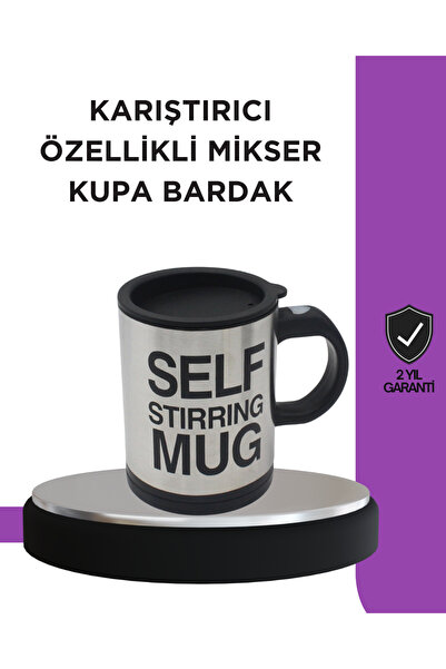 teknodayım Thermos Mug with Quick Mixing for Powder Drinks
