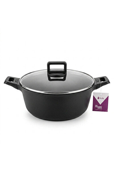 Kula Thermo Series Non-Stick Cooking Pot 28 cm with Glass Lid