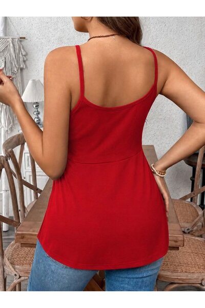 modi Women's Front Cross Strap Long Viscose Blouse
