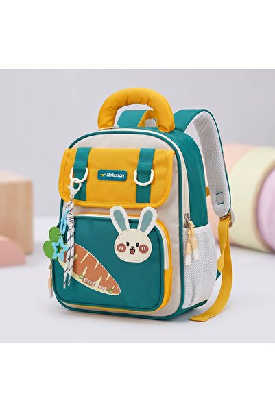 Relaxion Waterproof Fabric Backpack with Back and Shoulder Support, Rabbit Fi...
