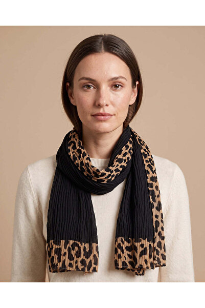REDTAG Women Black Printed Scarf
