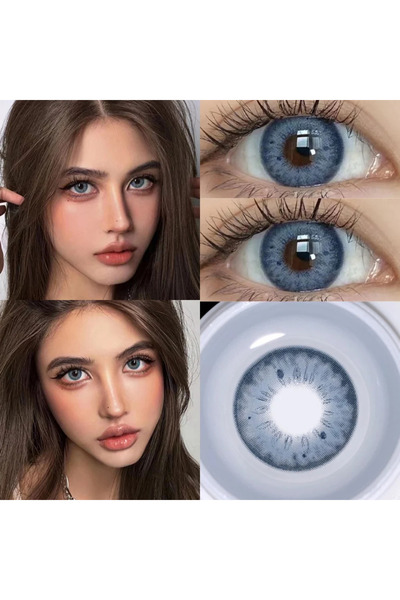EyesPro BLACSPOT BLUE YILLIK NUMARASIZ MAVİ GÖZ LENSİ