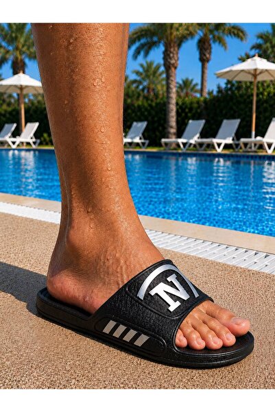 erfleks Unisex Non-Slip Sole Pool and Beach Slippers - Beachwear Comfortable ...