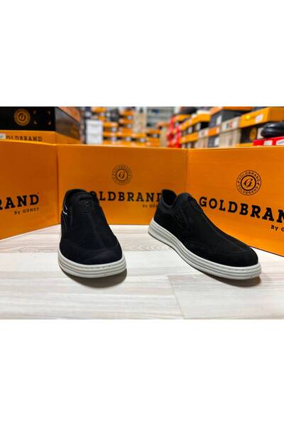 Goldbrand 606 حذاء رجالي مريح من الجلد الطبيعي