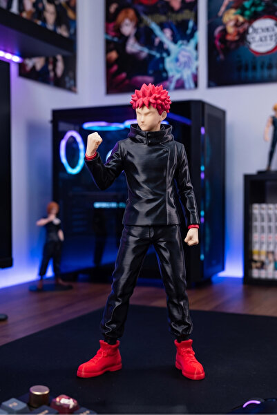 KLYNTO Jujutsu Kaisen Yuji Itadori Figürü - 21 cm Tasarım Anime Koleksiyonluk...