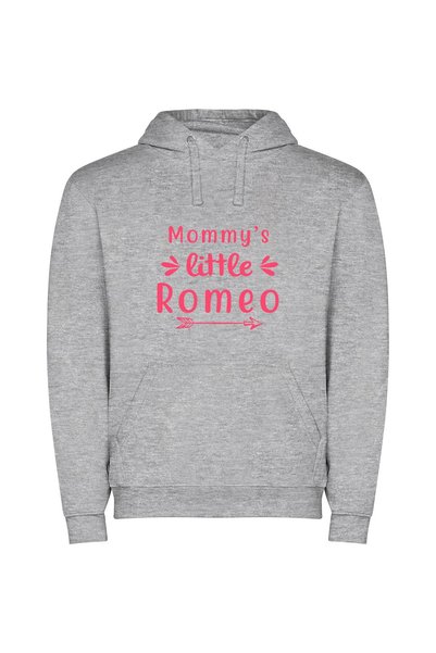 iLovePrints Charming Ray of Love Φούτερ με κουκούλα σε χρώμα Γκρι