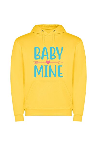 iLovePrints Artistic Delights Unveiled: Baby Mine, B, Yummy Φούτερ με κουκούλ...