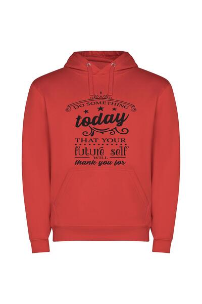 iLovePrints Future Gratitude: Inspiring Tomorrow! Φούτερ με κουκούλα σε χρώμα...