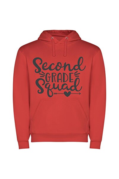 iLovePrints Grade Squad 20 Φούτερ με κουκούλα σε χρώμα Κόκκινο