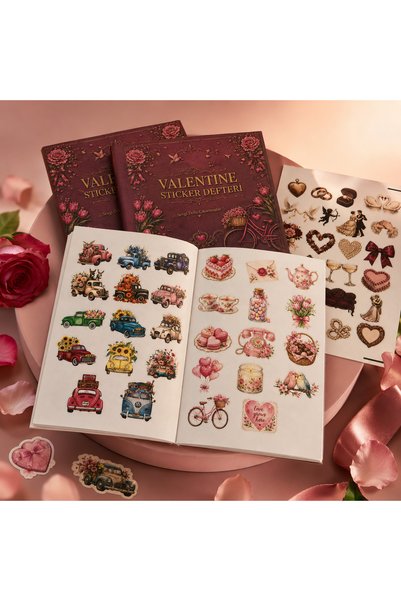 okulyolum Valentine Loving Sticker Notebook 26 Sheets