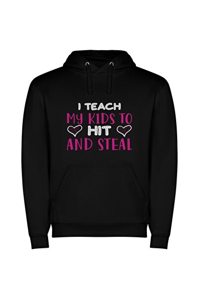 iLovePrints Stealthy Kid Academy Φούτερ με κουκούλα σε χρώμα Μαύρο
