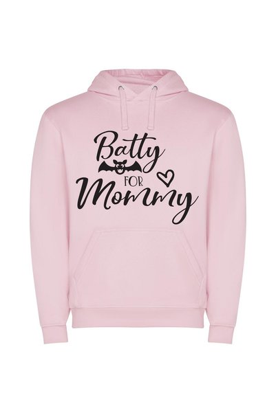 iLovePrints Bats & Balmy Battle Φούτερ με κουκούλα σε χρώμα Ροζ