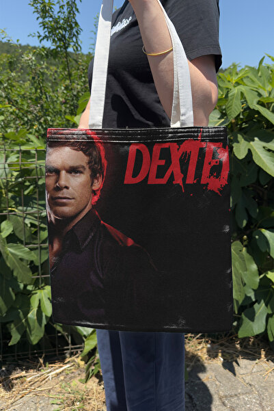 ZipZap حقيبة قماشية مطبوعة على الوجهين من Dexter V4 للصيف والشتاء، سلسلة أفلام