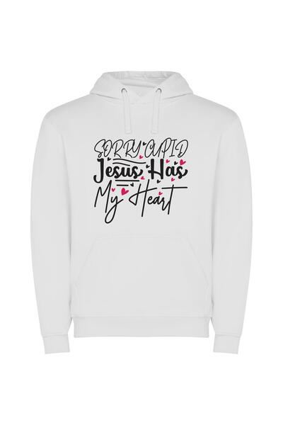 iLovePrints Heart to Jesus: Illustrator's Creation Φούτερ με κουκούλα σε χρώμ...