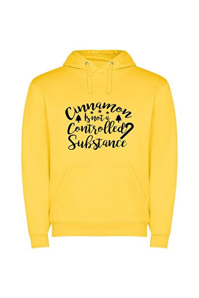 iLovePrints Witty Cinnamon Control Chronicles Φούτερ με κουκούλα σε χρώμα Κίτ...
