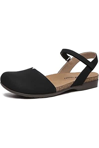 GENERAL Athlefit Closed Toe Sandals Women womens Flat Sandal