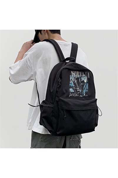 Weekeep Nirvana Poster Printed Unisex Backpack