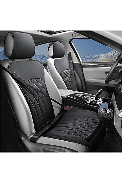 OASISGALORE Universal Waterproof PU Leather Car Seat Covers (1-Pack) - Sidele...