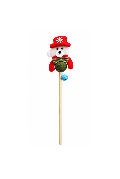 Generic Brand Interactive Plush Bear Cat Toy Stick with Natural Catnip Ball &...