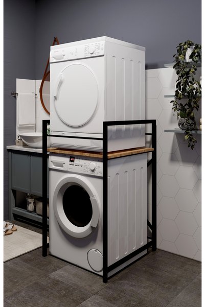 Septemius Banyo Düzenleyici Çamaşır Makinesi ve Kurutma Makinesi Üstü Raf