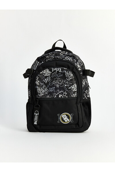 LC Waikiki Mixed Graffiti Patterned Boy's Backpack