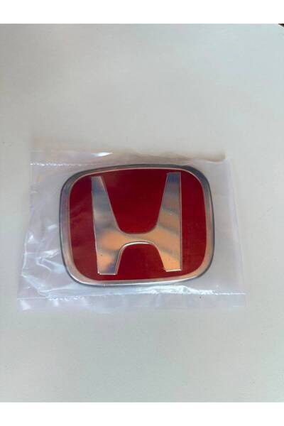 YAĞAR GROUP Kırmızı Honda Ön Panjur Kaput Logo Arma FD6 Civic 12,5x10,5 Cm 1 ...