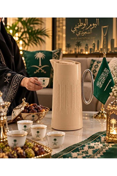 Generic قارورة حرارية معزولة بتفريغ الهواء سعة 1 لتر مع بطانة زجاجية، إبريق ل...