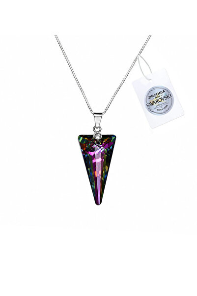 Brezza Lusso Jewelry 925 Ayar Gümüş Avusturya Kristali Taşlı 28mm Crystal Vit...
