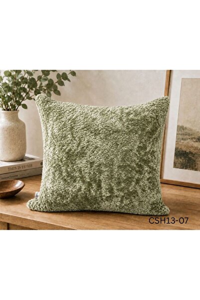 Red Rose Decorative Pillow with Modern Design - Filled with Cotton - Size 50*50
