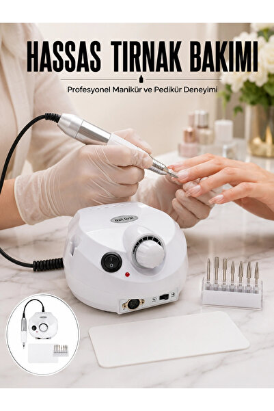 ARMÜZ Professional Nail Milling Machine Multi-Function Manicure Pedicure Set ...