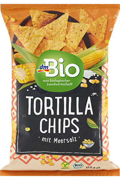 OEM Tortilla chips with sea salt, 125 g