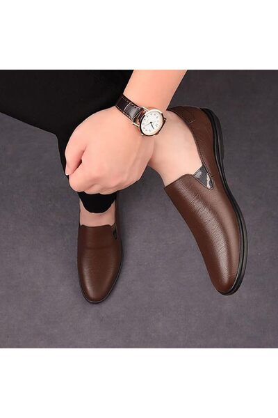 Bowang Men Boat Shoes Loafers Shoes Mens Genuine Leather Men Shoes Casual Loa...