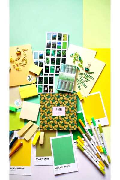 Uzimi Lime Box Konsept Journaling ve Kırtasiye Seti