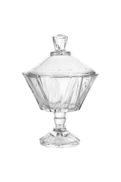 Clara Serving Glass Bowl with Lid 16cm