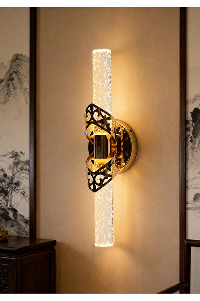 Generic Brand Modern Design Gold Wall Sconce - 3 Color Lighting - 7W