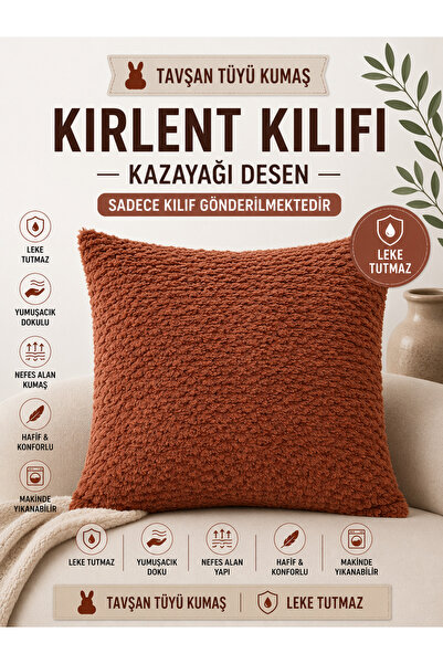 SiriusAnatolia Kiremit Tavşan Tüyü Kırlent