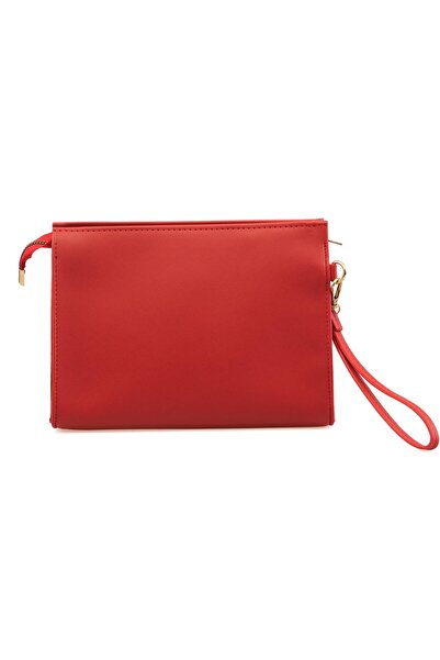 Shkup Women's Portfolio Handbag Stylish Patterned Clutch Zippered Daily & Eve...