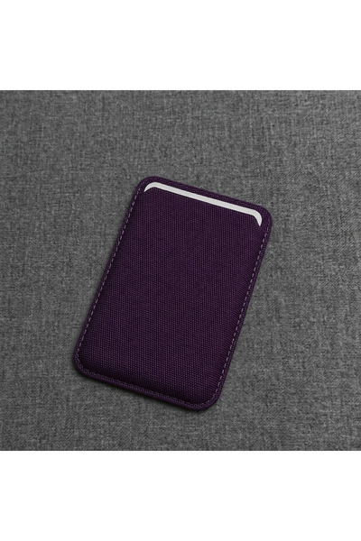 HYPERSOFT محفظة مغناطيسية من القماش المنسوج متوافقة مع جميع السلاسل التي تدعم...