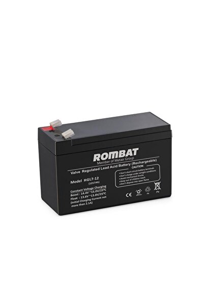 Rombat Baterie AGM HGL12-7 12V 7Ah borne F2