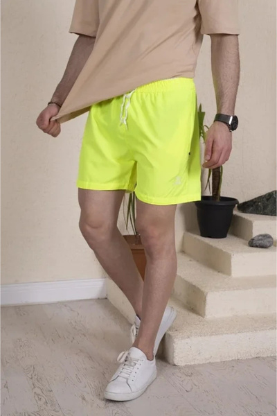 Beruflic Men's Swim Shorts with Zipper Pockets and Mesh Lining