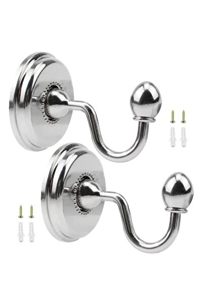 STARSTAR U-shaped metal tether hooks - 2-pack - Easy installation - Indoor